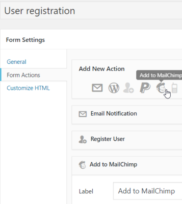 add WordPress classified ads users to an email list