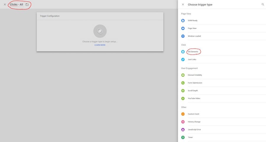 Google tag manager form submit all elements