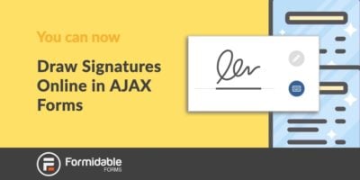 Now Draw Signatures Online in Ajax Forms