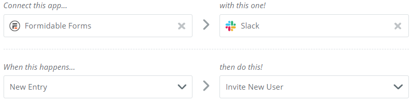 slack automatic invite for wordpress forms