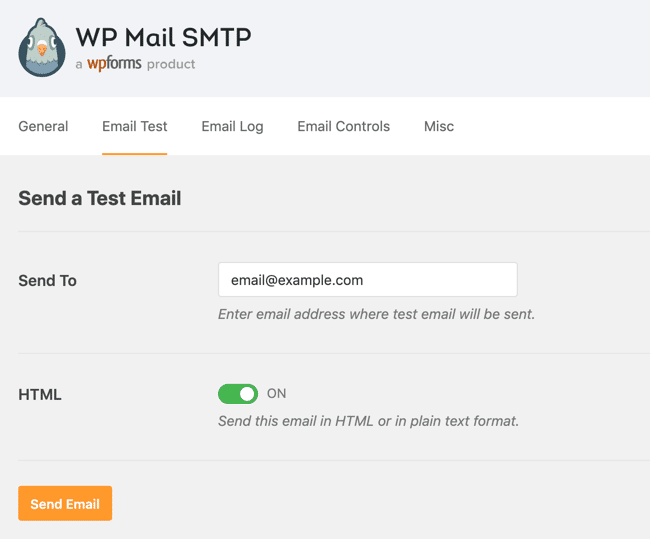 WP test problem email