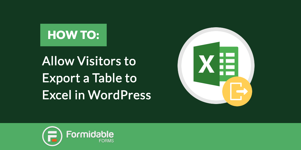 How to Export an HTML Table to Excel in WordPress