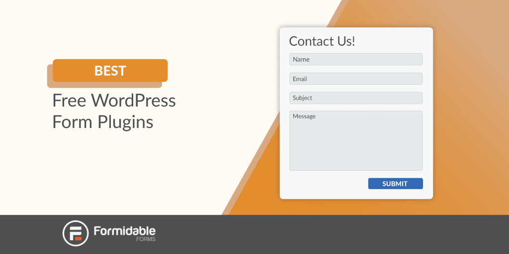 7 Best Free Form Plugins for WordPress [Compared!]