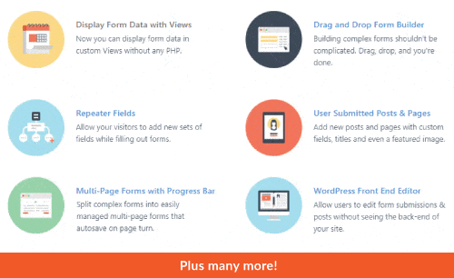 WordPress form builder features