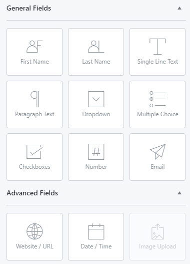 Everest Forms - Form Fields