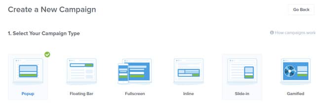 Popup form creation