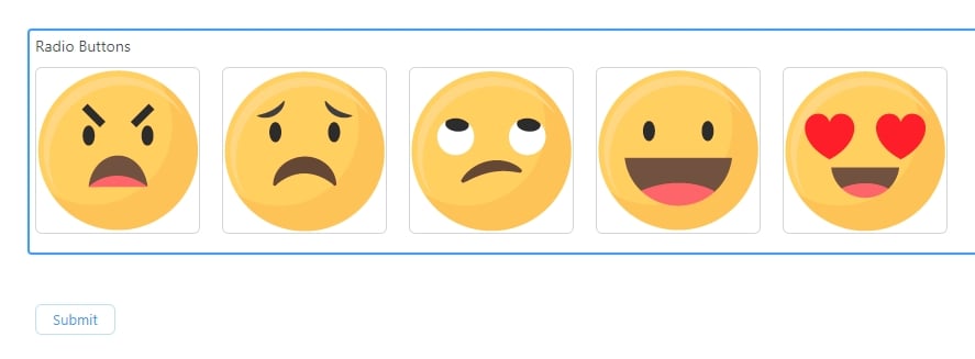 Emoji rating scale system