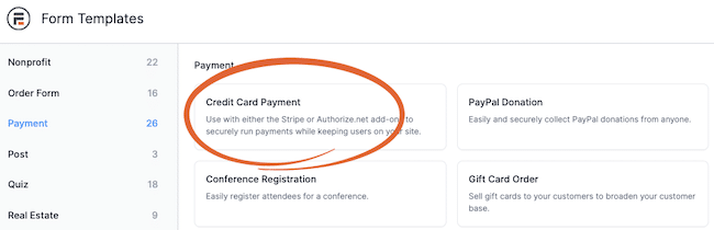 Using a Formidable Forms template for WordPress Stripe integration. 