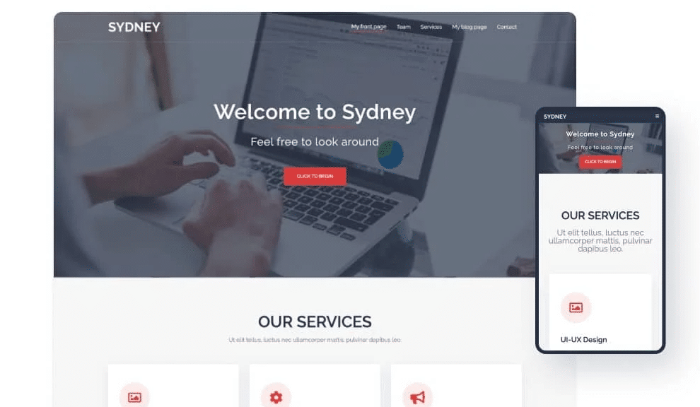 The Sydney free WordPress theme