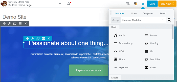 Beaver Builder is one of the WordPress best website builders
