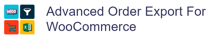 Advanced Order Export for WooCommerce
