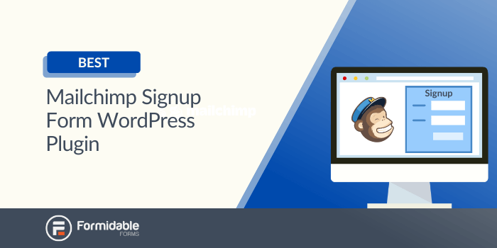 Mailchimp signup form WordPress plugin