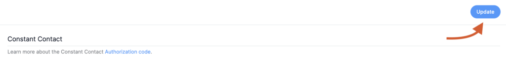 Click 'update' to save it