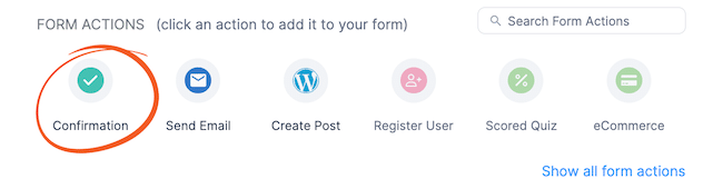 adding a confirmation form action is easy