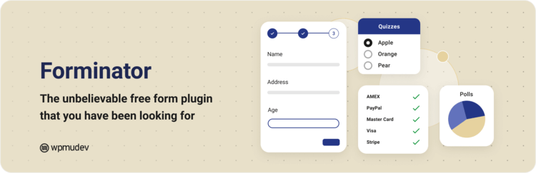 Forminator, free Google Sheets plugin