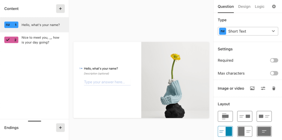 Typeform Editor