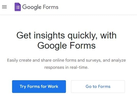 Google Forms is quick and free for making surveys, but lacking more powerful features.