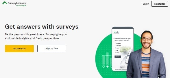 SurveyMonkey is great if you need powerful surveys.