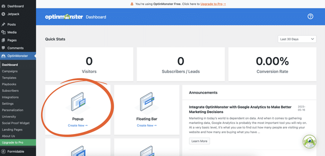 How to create a popup in WordPress with a plugin