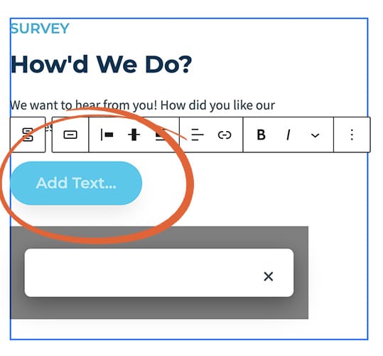 Personalize the text on your modal trigger button