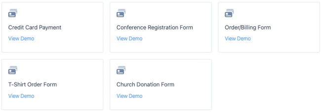 Pre-made Stripe form templates for small businesses