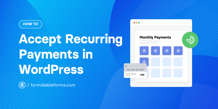 How to accept WordPress recurring payments