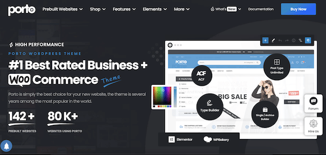 Porto WooCommerce WordPress theme