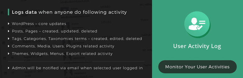 User Activity Log Plugin