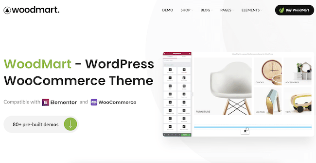 WoodMart WordPress theme for WooCommerce