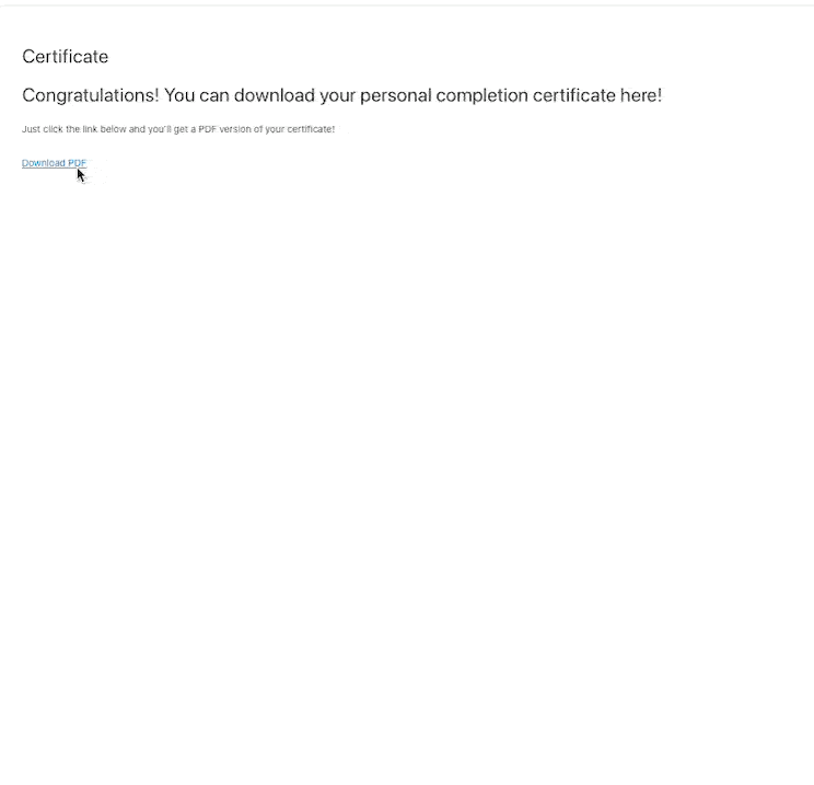 An example of a PDF opening using Formidable Forms