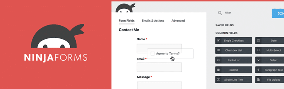 Ninja Forms banner