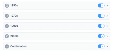 The various quiz outcomes in Formidable Forms