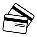 Debit and credit icons