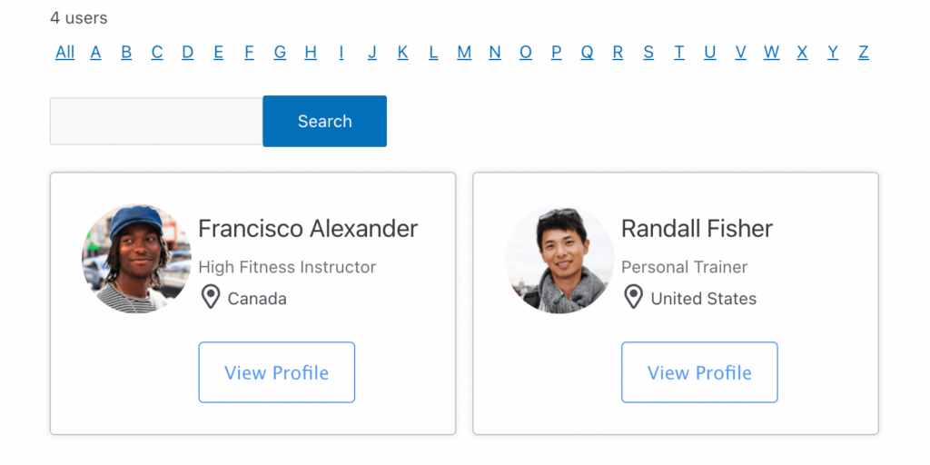Member Directory Application Thumbnail